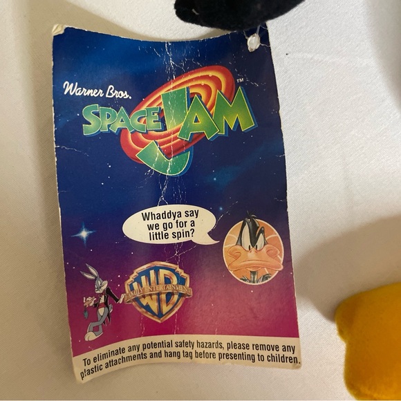 Vintage Looney Tunes DAFFY DUCK Plush Space Jam 1996 McDonald’s Plush NWT. - Picture 5 of 5